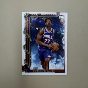 Baloncesto navideño Topps 2025-26 #H163 VJ Edgecombe Philadelphia 76ers radiocontrol - Imagen 1 de 6