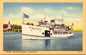 AK Dampfer Mackinac Islander, Arnold Line - 1948 - Bild 1 von 2