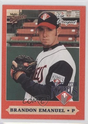 1999 Multi-Ad Sports Midwest League Top Prospects Brandon Emanuel #6 - Image 1 of 2