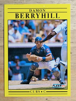 1991 Fleer #414 Damon Berryhill - Image 1 of 2