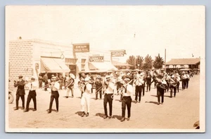 K1/ Grandview Washington RPPC  Postcard c1910 Parade Band Haskins 289 - Picture 1 of 4