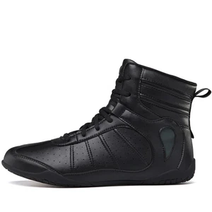 Men Professional Non-Slip Wrestling Shoes Comfortable High Ankle Boxing Boots - Picture 1 of 22