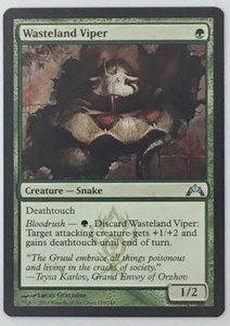 MTG Wasteland Viper Creature Snake Gatecrash 139/249 Wizards of the Coast NM TL - Foto 1 di 24