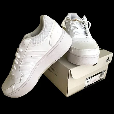 Adidas Women's Hoops 3.0 White Basketball Shoes Sneakers Size 8 - Image 1 of 4