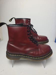 Dr. Marten Stiefel 1460 Glattleder Schnürer Kirschrot Herren 9M - Bild 1 von 6
