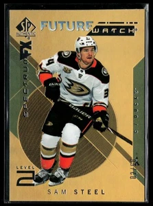 2018-19 SP Authentic Spectrum FX Gold #S-71 Sam Steel RC 02/50 - Picture 1 of 2