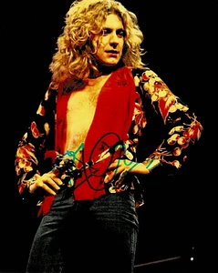 ROBERT PLANT - LED ZEPPELIN - SIGNATURE - REFRIGERATOR PHOTO MAGNET 3"-5" - Picture 1 of 1
