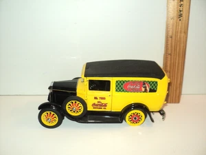 Danbury Mint 1931 Coca-Cola Ford Delivery Truck 1996 Diecast 1:24 Yellow Defects - Picture 1 of 8