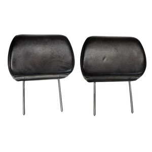 ✅ 07-14 FORD EXPEDITION PAIR OF 2 FRONT HEADRESTS HEAD RESTS SET *BLACK* OEM - Picture 1 of 9