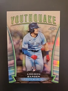 2024 Topps Chrome Update Youthquake Addison Barger #YQ-84 Rookie RC Blue Jays - Bild 1 von 4