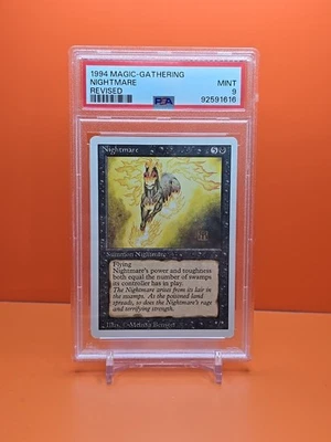 ⚫️⚫️⚫️ 1994 MAGIC THE GATHERING NIGHTMARE REVISED 3RD EDITION PSA 9 ⚫️⚫️⚫️ - Image 1 of 2
