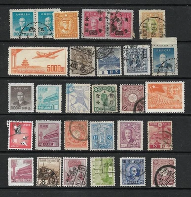 JAPAN, CHINA ? COLLECTION USED AND UNUSED.   FIVE PAGES. - image 1 of 4