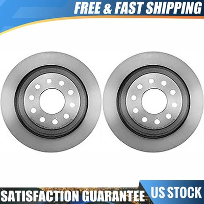 Brembo 2 Rear Brake Rotor Fits 2003-2011 Lincoln Town Car 2004 Mercury Marauder - Image 1 of 4