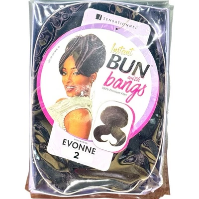 Sensationnel Synthetic Hair Instant Bun with Bangs - EVONNE 2 New - Image 1 of 4