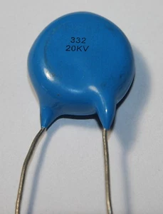 4 condensadores de cerámica de alto voltaje de 20KV 20000V 3300PF HV jamón - Imagen 1 de 1