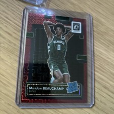 2022-23 Panini Optic MarJon Beauchamp Rated Rookie Asia Red  Prizm