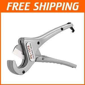 Durable Alloy Steel Plastic Pipe Cutter with Spring-Loaded Handles, 1/8"-1-3/8" - Picture 1 of 7