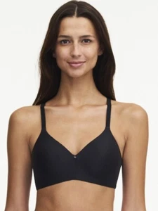 CHANTELLE 32 DD #13G2 C COMFORT WIRE FREE T-SHIRT BRA, BLACK, NWOT** $74 - Picture 1 of 5