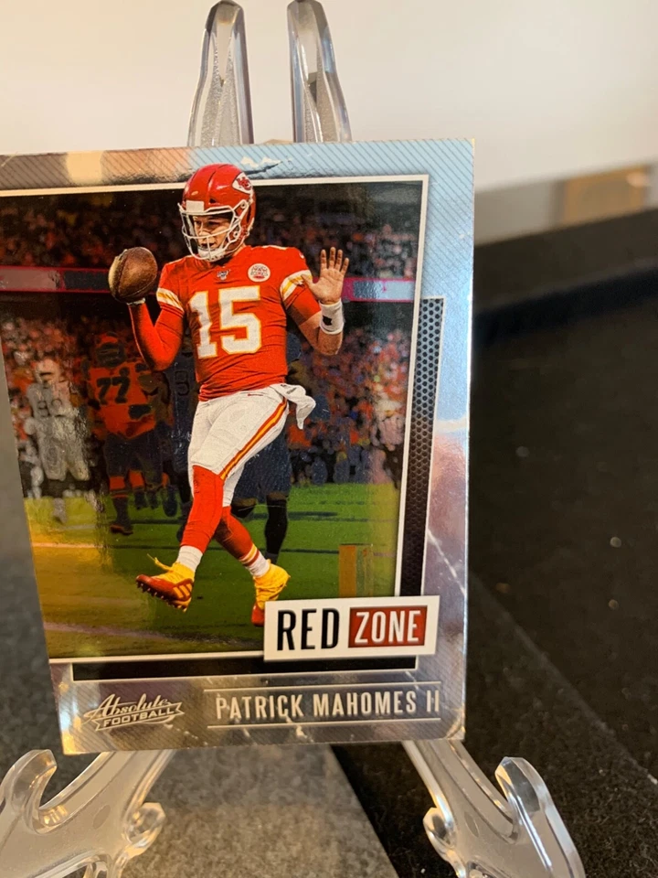 Patrick Mahomes II 2020 Panini Absolute Football Red Zone #RZ-PM Kansas City - Image 1 of 2