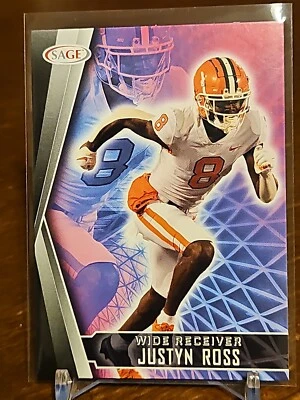2022 Sage High Series Football Base #139 Justyn Ross - Clemson University - Image 1 of 2