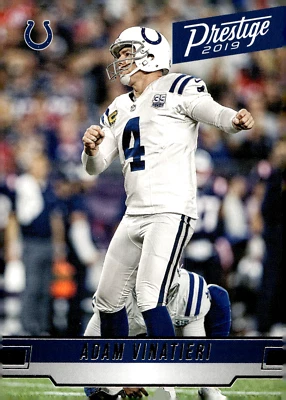 2019 Panini Prestige - #94 Adam Vinatieri Colts - Image 1 of 2