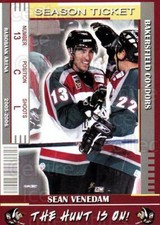 2005-06 Bakersfield Condors #20 Sean Venedam