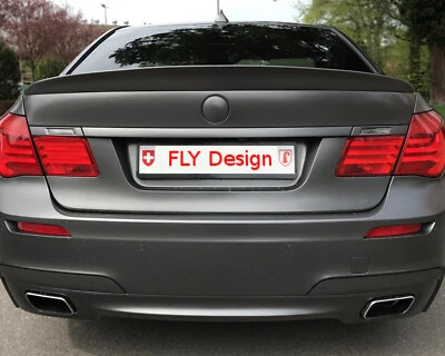 passend für BMW F01 Tuning F02 F03 F04 7er Spoiler HECKFLÜGEL Typ A, Saphirschwa - Bild 1 von 4