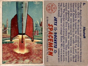 1951 Bowman, Jets, Rockets, Spacemen, #5 Blastoff - Picture 1 of 1