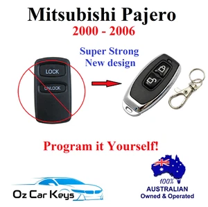 SUITS MITSUBISHI PAJERO NM NP REMOTE NO Key 2000 2001 2002 2003 2004 2005 2006 - Picture 1 of 17