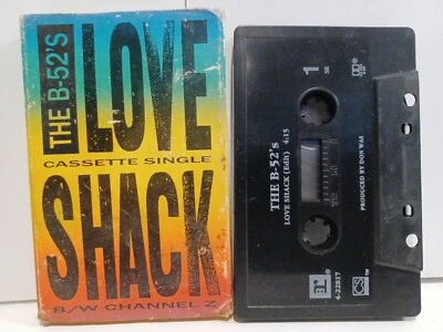 The B-52's Love Shack & Channel Z Cassette Tape Single 1989 - Image 1 of 2