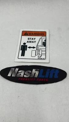 Предупреждающая наклейка 604-137 Teledyne Princeton Stay Away 604137 SK05161224JE - Изображение 1 из 2