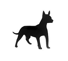 Mexican Hairless Dog Brooch Badge Pin Scarf Fastener Gift in Black