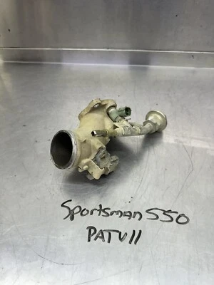 09 10 11 12 13 14 Polaris Sportsman 550 Oem Intake Manifold W Injector & Sensor - Image 1 of 4
