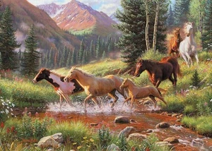 Rompecabezas Cobble Hill Horse Stream 35 piezas - Imagen 1 de 1