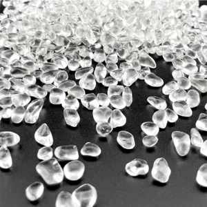 Clear Glass Stones, 0.85Lb/385G Aquarium Gravel Rocks, Clear Aquarium Pebbles fo - Picture 1 of 1