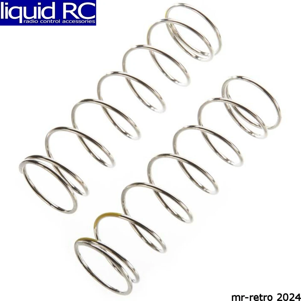 Tekno RC 6092 Shock Spring Set 1.6x8.0T 80mm yellow 5.60 lb/in - Image 1 of 2