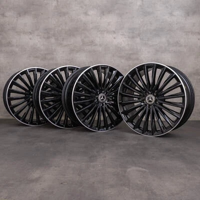 Mercedes EQE AMG Felgen 21 Zoll V295 Limousine A2954012500 A2954012600 schwarz - Bild 1 von 4