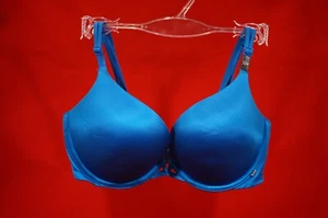 VICTORIA SECRET Very Sexy Push Up/ Pigeonnant Dark Blue Bra 32D NEW - Picture 1 of 8