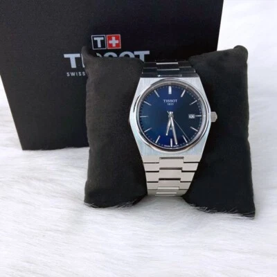 Men Tissot Classic PRX/316L Blue Stainless Steel Watch T137.410.11.041.00 (40mm) - Image 1 of 4