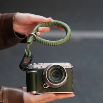 Genuine Leather Camera Bag Case Protect Cover Belt For Fujifilm XM5 Fuji X-M5 - Image 1 of 4