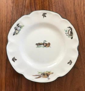 Johnson Brothers Brookshire 8.5” Salad/ Dessert Plate, Ducks, Game Birds - Picture 1 of 6