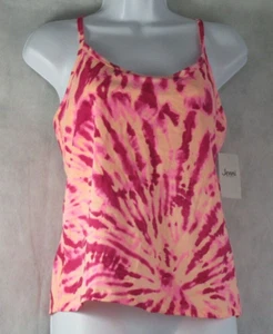Jenni Women's Shelf-Bra Lounge Camisole Top, Juicy Melon Tie Dye, XS - Picture 1 of 2