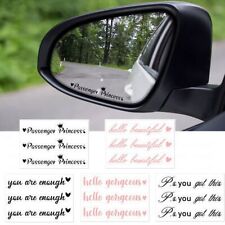 3pcs/set Car Ornament Rearview Mirror Decal Auto Mirror Stickers  for Car Window