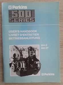 Perkins 500 Series Engines Users Handbook Manual 1995 - Picture 1 of 14