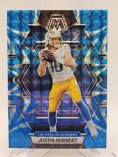 2023 PANINI MOSAIC REACTIVE BLUE PRIZM JUSTIN HERBERT CARD #127