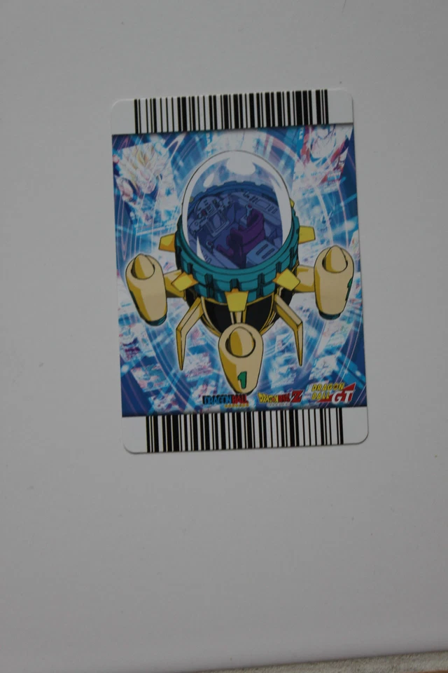 Carte Dragon Ball Z Data Carddass 2 Time machine 2 SP hors serie DBZ cards rare - Photo 1/1