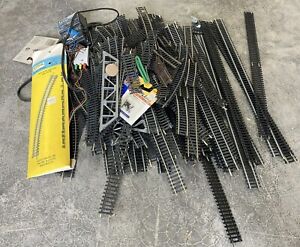 LARGE LOT Atlas HO Track Curve Straight Mixed Sizes Controller Trussell +More 