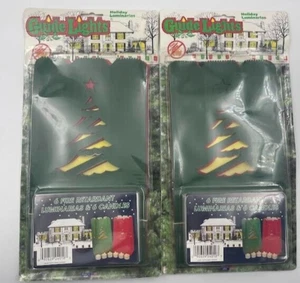 1995 Holiday Luminarias Christmas Guide Lights 6 Luminaries 6 Candles X2 VTG - Picture 1 of 2