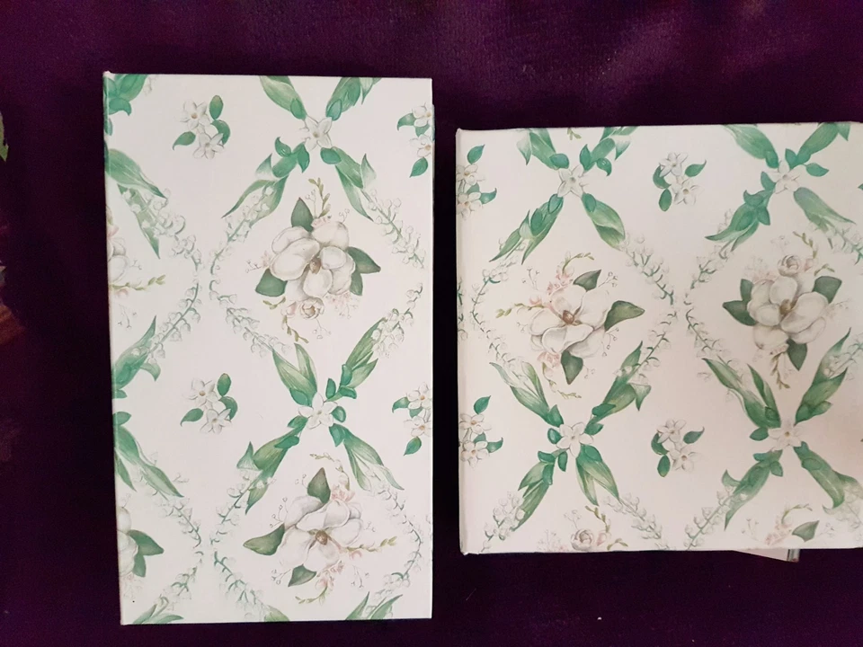 Álbum de fotos floral y caja de recuerdo caja de fotos adecuada como regalo Foto 1 de 1