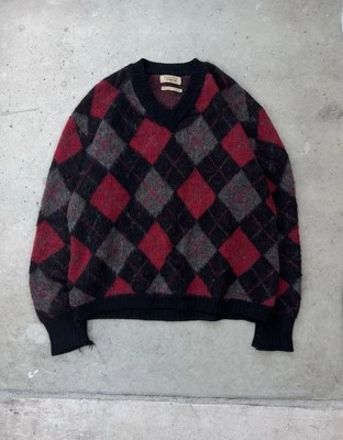 Vintage Citation Club Puritan Mohair Sweater Men’s 38 Citation Club Plaid 60s - Image 1 of 4